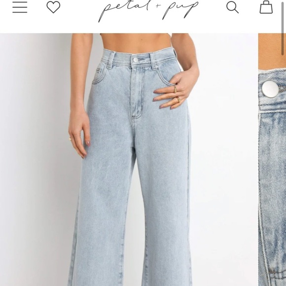 Petal & Pup BROSNAN JEANS - LIGHT WASH size 0 - Picture 11 of 13